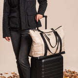 Scout Triple Advisor Travel Bag - Putty Box Quilted