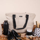 Scout Layover Tote Travel Bag - Putty Box Quilted