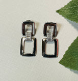 Theia Charlotte Double Link Drop Earrings