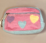 Iscream Bight Hearts Furry Belt Bag