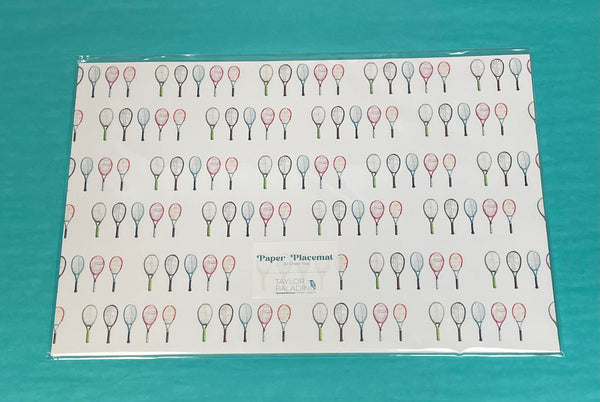 Taylor Paladino Tennis Rackets Placemats