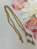 Beth Semi-Precious Stone Long Necklace