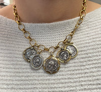 Idlewild Everyday Heirloom Coin Charm Necklace