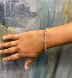 Elizabeth and Rose Large Marquise Cut CZ Tennis Bracelet