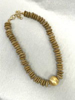 Shiver + Duke Pebble Bead Necklace