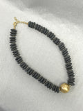 Shiver + Duke Pebble Bead Necklace