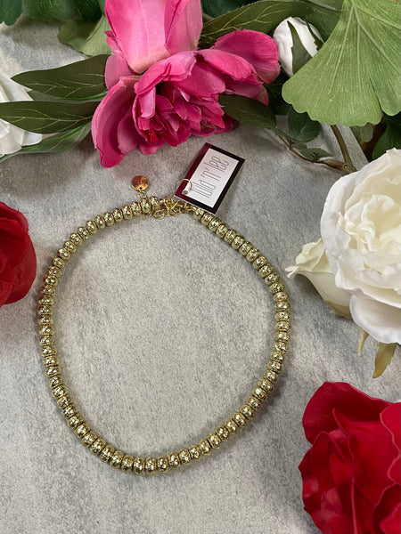 Lula 'n' Lee Lava Rock Beaded Necklace