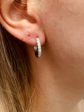 Theia Sofia Small Huggie Hoop Earrings