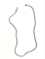 Iishii Designs 3mm CZ Three Prong Tennis Necklace