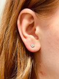 Elizabeth and Rose 18K Gold Filled Four Leaf Clover Stud Earrings