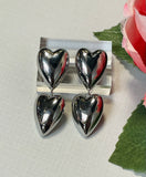 Theia Amore Double Heart Drop Earrings