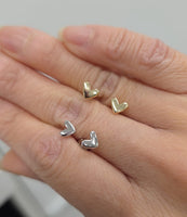 Iishii Designs Tiny Solid Heart Stud Earring
