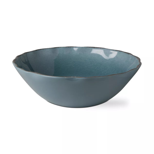 Tag Living Veranda Melamine Serving Bowl in Aqua