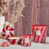 Voluspa Crushed Candy Cane 3 wick hearth Candle