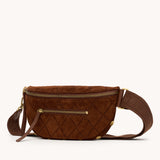 Hammitt Charles Medium in Chocolate Diamond Suede