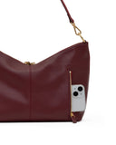 Hammitt Grace Medium in Cherrywood Suede