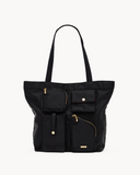 Josie Tote in Black Nylon Cargo