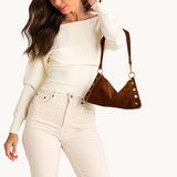 Hammitt Kyle in Chocolate Diamond Suede