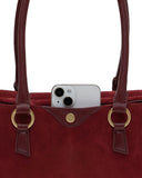 Hammitt Meredith Med. in Cherrywood Suede
