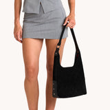 Hammitt Tim in Noir Diamond Suede