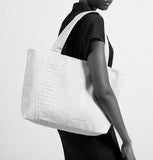 Daniella Lehavi Heidi Large Tote in Pleated Black