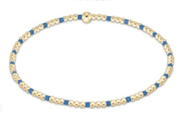 Enewton Hope Sincerity Pattern 2mm Bead Bracelet - Blue