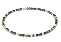 Enewton Hope Unwritten Faceted Hematite 2mm Bead Bracelet