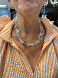 Simon Sebbag Crystal and Quartz Beaded Necklace