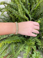 Iishii Designs Metal Ribbed Flexible Cuff Bracelet