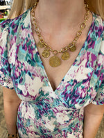 Lula 'n' Lee Jeannie Gold Coin Necklace