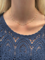 Elizabeth and Rose Pearl and 18K Gold Filled Necklace