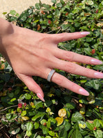 Unmined Lab-Grown Diamonds -  Bezel Bold Triple Row Ring in Gold
