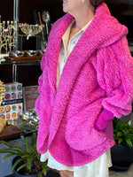 Katy Did Hot Pink Body Wrap with Hoodie