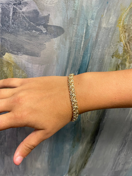 Elizabeth and Rose 18K Gold Filled Chunky Lace Bracelet