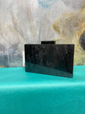 Chinese Laundry Sloan Evening Box Acrylic Handbag in Dark Charcoal