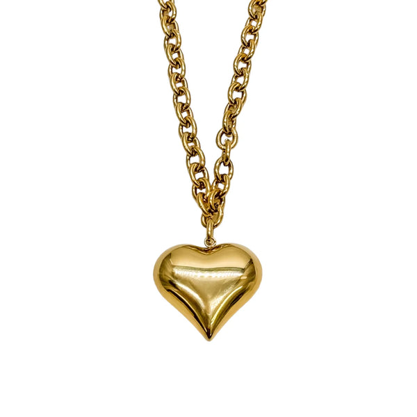 Idlewild Everyday Puffy Heart Necklace