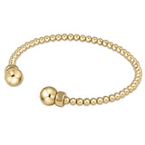 enewton Classic Gold 3mm Bead Cuff Bracelet