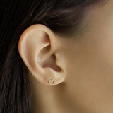 Tai Open Heart Stud Earring