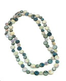 Sea Lily Long Multi Colored Mother of Pearl Necklace