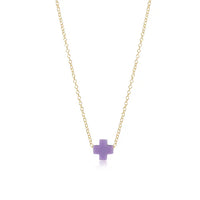 Enewton Egirl 14" Signature Cross Small Necklace