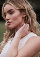 Kinsey Designs Keera Mini Triple Row Hoop Earring