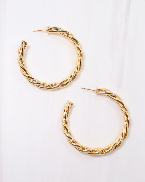 Caroline Hill Davies Gold Filled Hoop Earring