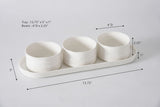 Pampa Bay Le Blanc 4pc Entertaining Set