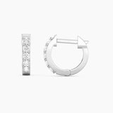 Unmined Lab-Grown Diamonds - Gladiator Hoop Earrings