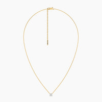 Unmined Lab-Grown Diamonds - 0.50 Ct Round Diamond Solitaire Necklace Gold