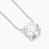 Unmined Lab-Grown Diamonds - 1.0 Ct Round Diamond Solitaire Necklace