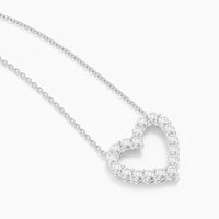 Unmined Lab-Grown Diamonds -  Light of the Heart Pendant Necklace