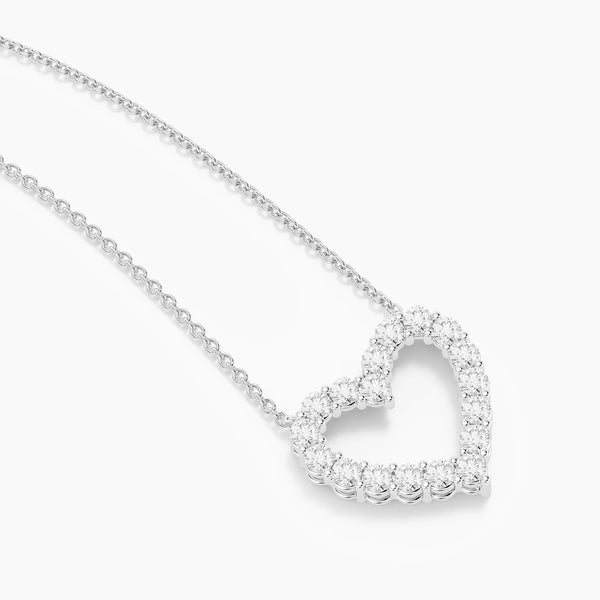 Unmined Lab-Grown Diamonds -  Light of the Heart Pendant Necklace