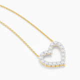 Unmined Lab-Grown Diamonds - Light of the Heart Pendant Necklace in Gold