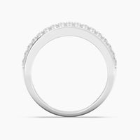Unmined Lab-Grown Diamonds - Bezel Bold Triple Row Ring